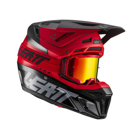 Casco con Maschera Leatt Moto 8.5 V22 Rosso | Motocross, Enduro, Trail,  Trial | GreenlandMX