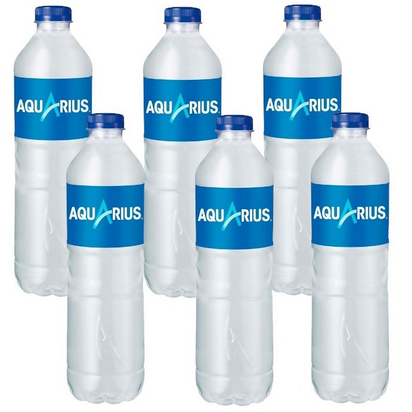 Bevanda Isotonica Aquarius Sapore Limone Confezione da 6 Bottiglie da 1,5  Litri | Motocross, Enduro, Trail, Trial | GreenlandMX